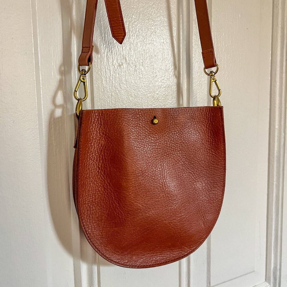 Madewell Brown 100% Leather Crossbody Bag